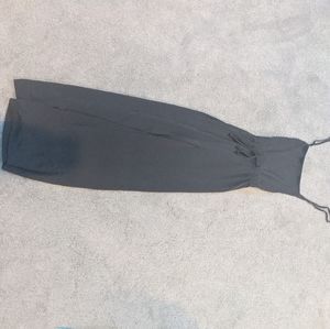 Gray, soft, small overalls